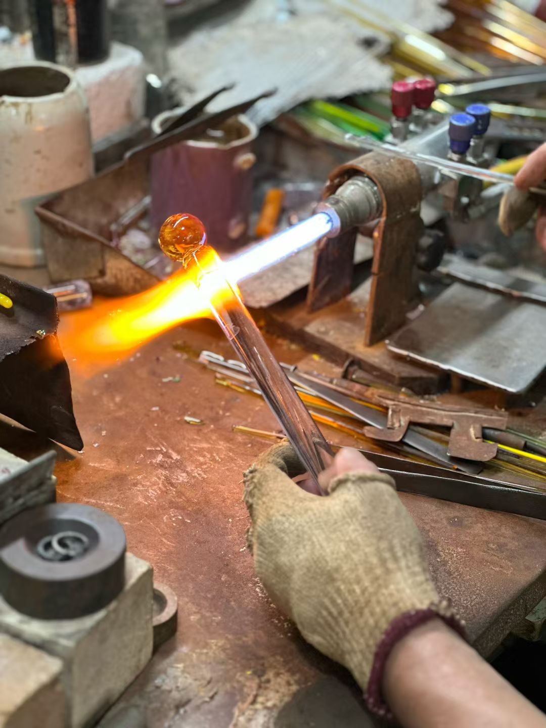 Lampwork Bead Forming