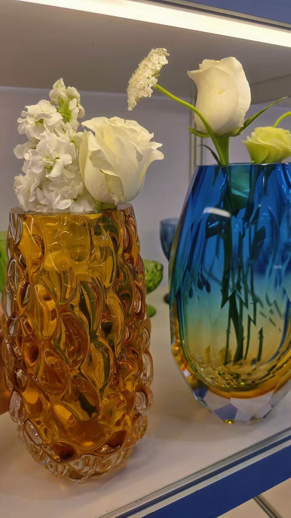 Sommerso Vases in Bloom
